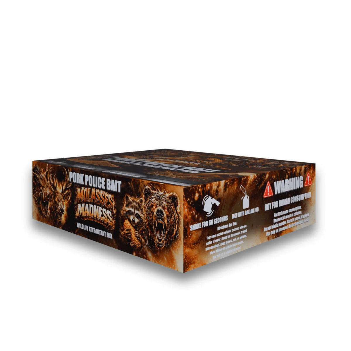 Pork Police Bait Molasses Madness Wildlife Attractant Mix (15) Pack Bulk Box