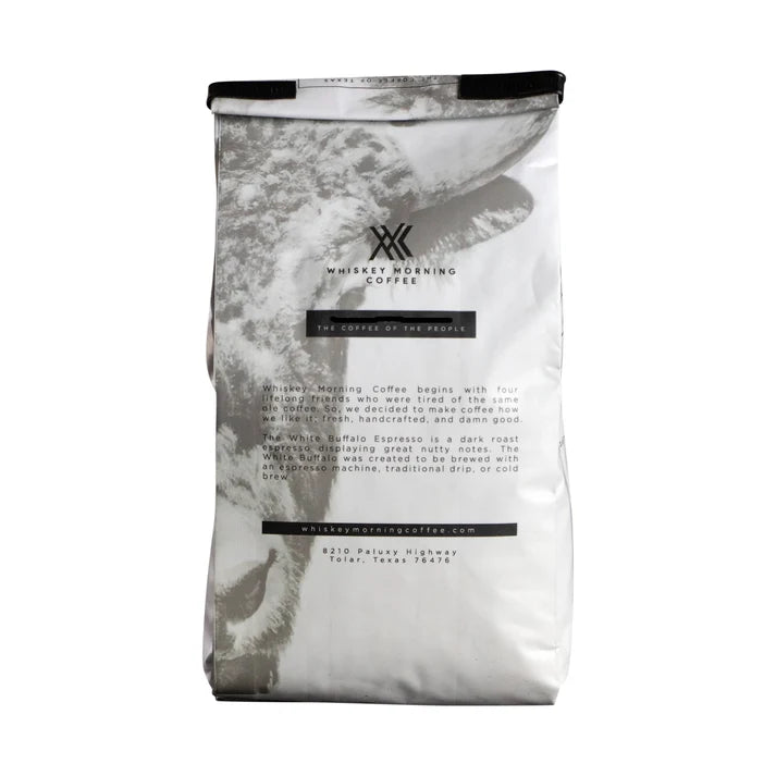 Whiskey Morning Coffee – White Buffalo Espresso