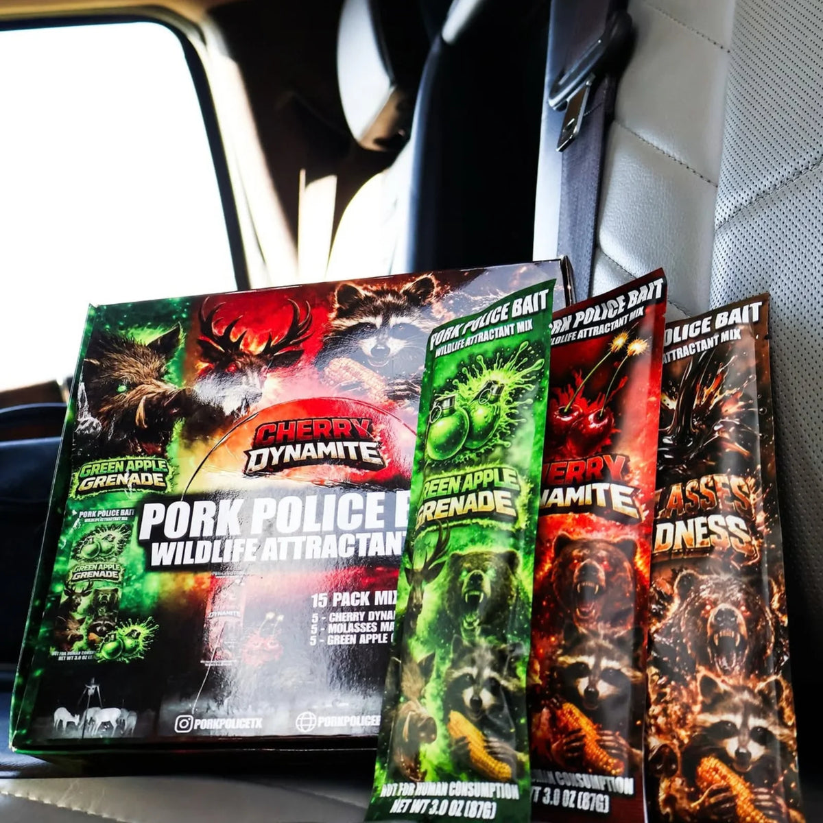 Pork Police Bait Variety Pack Wildlife Attractant Mix (15) Pack Bulk Box