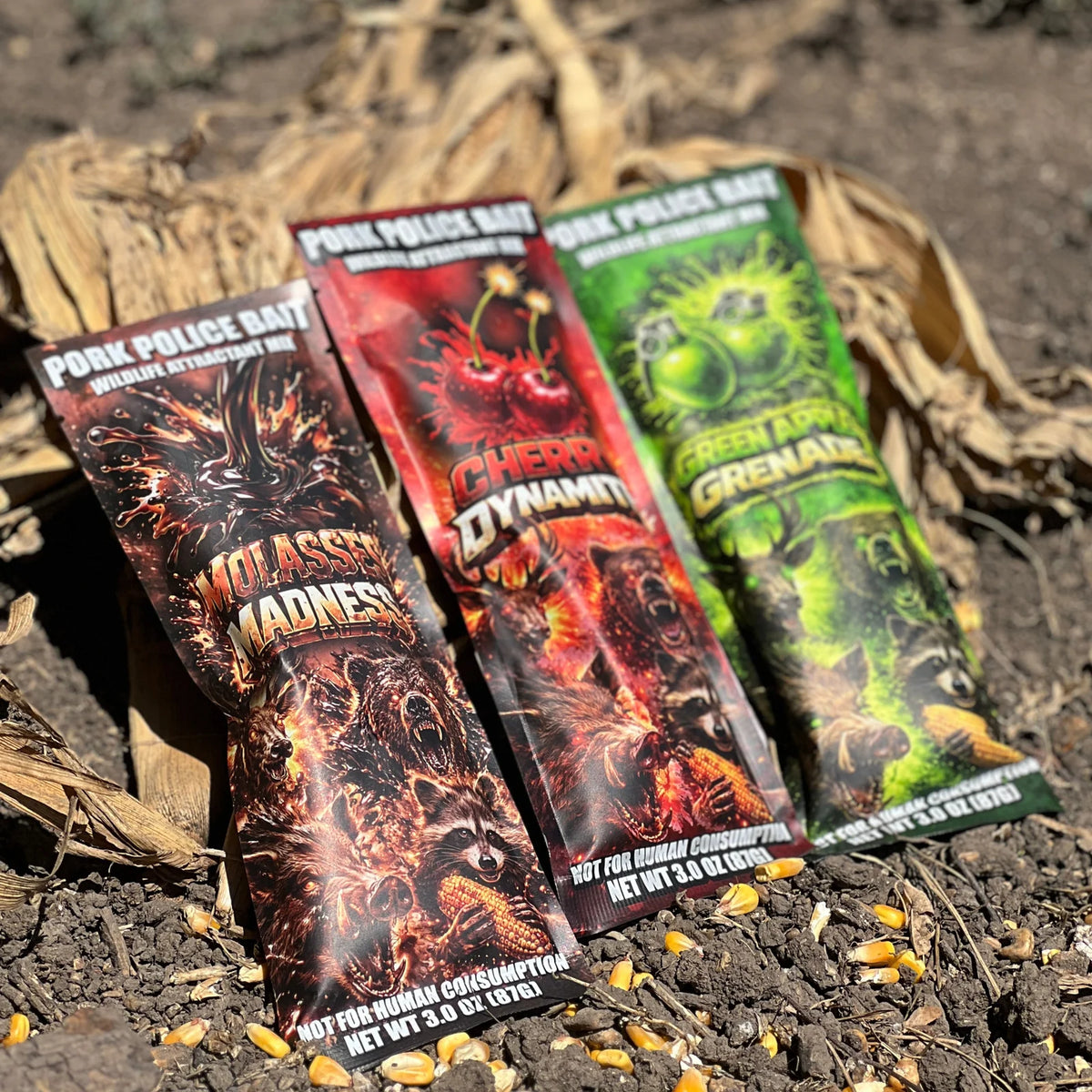 Pork Police Bait Variety Pack Wildlife Attractant Mix (15) Pack Bulk Box