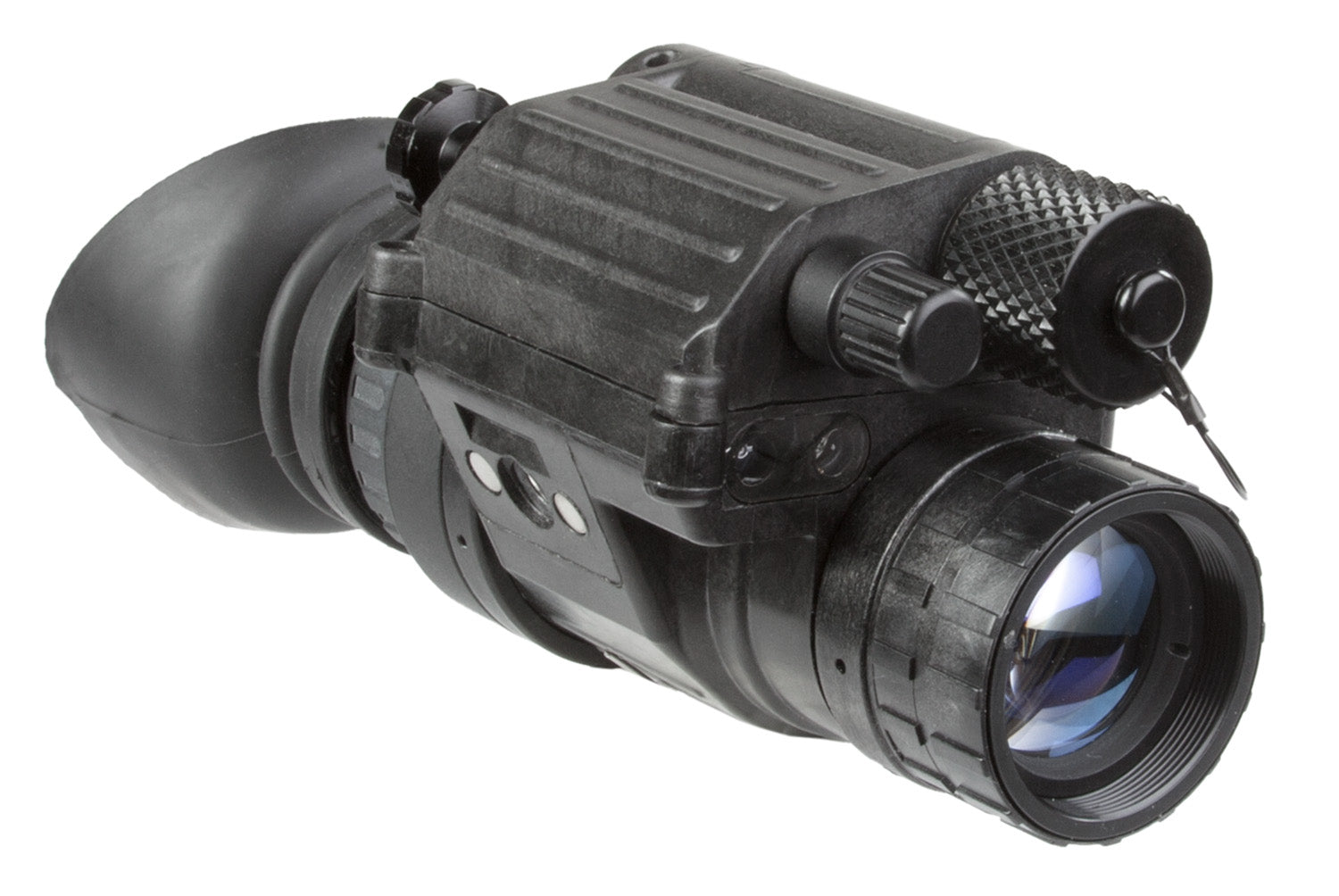 AGM Global Vision  PVS-14 NL1 Night Vision Monocular Black 1x 26mm Generation 2+ Level 1 51-64 lp/mm Resolution