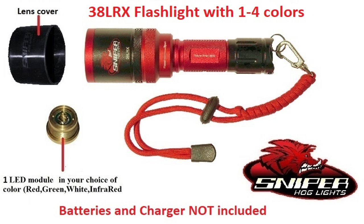 Sniper Hog Lights 38LRX Flashlight 1 - 4 colors