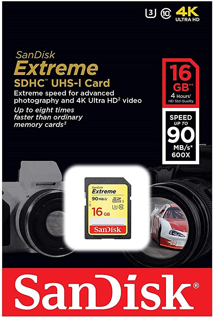 SanDisk Extreme 16 GB SD Card