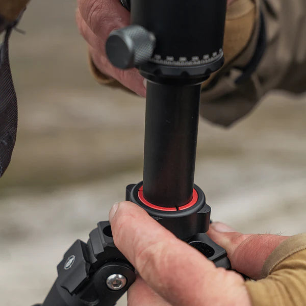 Spartan Ascent Gen II Tripod With Davros Pro Head - Ultimate Backcountry Hunting Support System