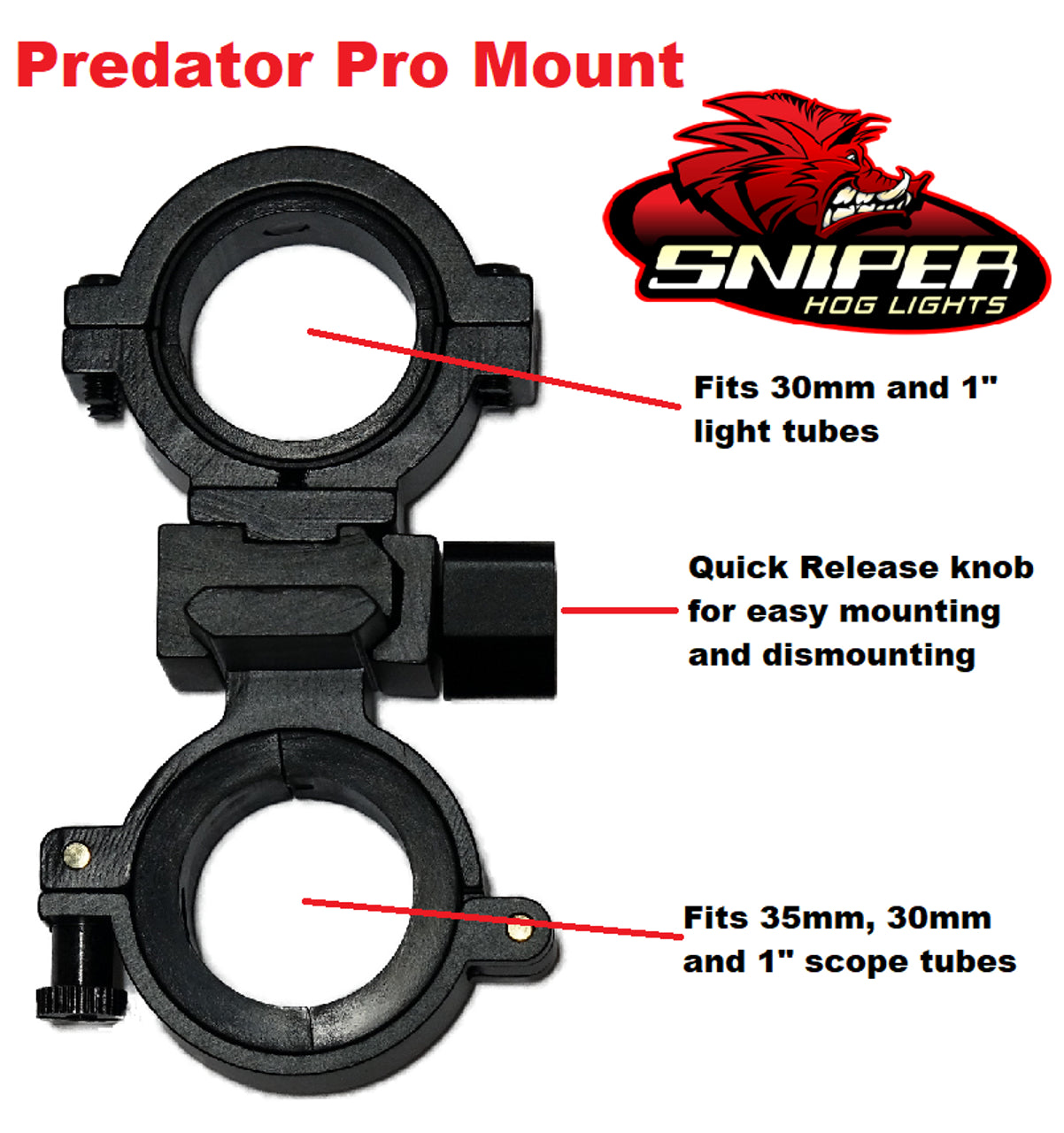 Sniper Hog Lights Predator Pro Mount